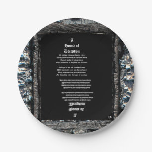 Assiettes En Carton Maison de la tromperie