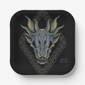 Assiettes En Carton MAISON DU DRAGON | Diamant du crâne de Balord