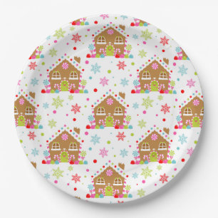 Assiettes En Carton Maison en pain d'épices – Création fantaisiste de 