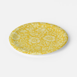 Assiettes En Carton Mallow jaune