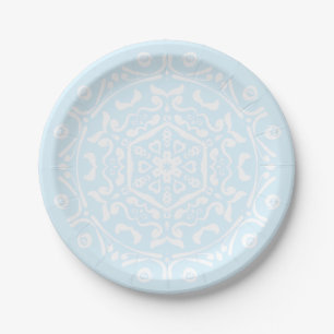 Assiettes En Carton Mandala arctique