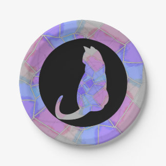 Assiettes En Carton Mandala Bright Chalk Sketch