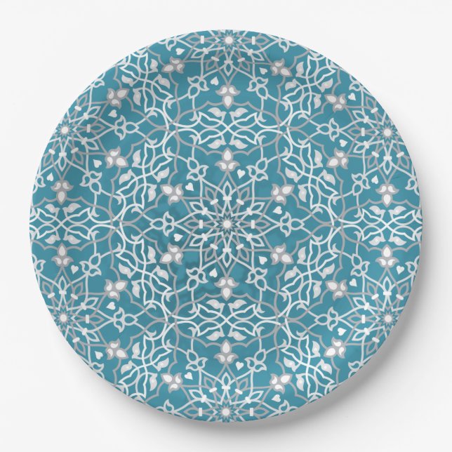 Assiettes En Carton Mandala Inspiration 8 (Devant)