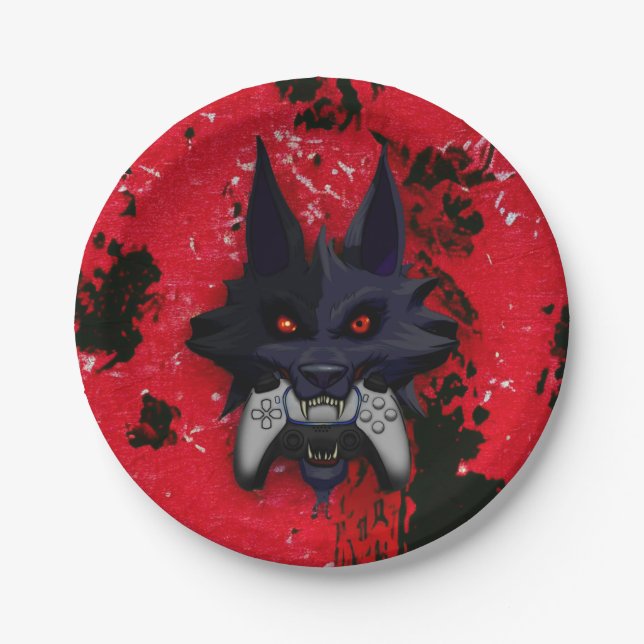 Assiettes En Carton manger dans le style (Devant)