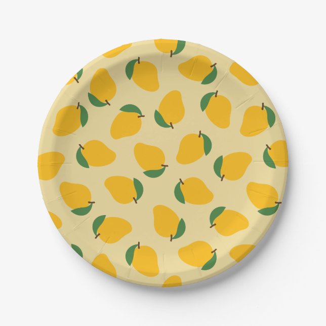 Assiettes En Carton Mango (Devant)
