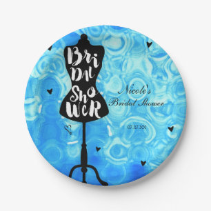 Assiettes En Carton Mannequin Stand Vintage Retro Fête des mariées ble