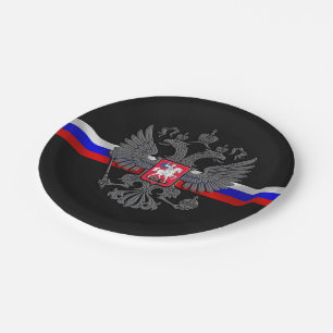 Assiettes En Carton Manteau des bras russe