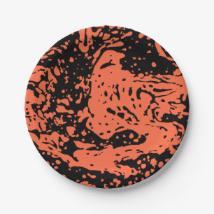 Assiettes En Carton Marbre Granit Texture Nature