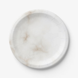 Assiettes En Carton Marbre Pastel Pierre Parties scintillant Texture A