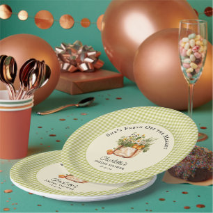 Assiettes En Carton Marché des agriculteurs de Fresh Off the Market Sh