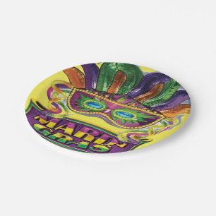 Assiettes En Carton Mardi Gras Mardi New Orleans Plaques Papier