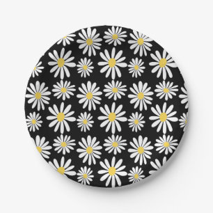 Assiettes En Carton Marguerites Super rétro Marguerite de printemps Bo