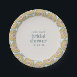 Assiettes En Carton Mariage Bohème Rétro Mandala Floral Pastel<br><div class="desc">Assiettes en Papier Mariage Bohème Rétro Mandala Floral Pastel</div>