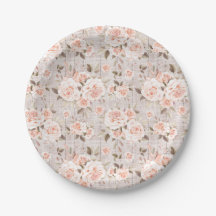 Mariage Bois Rustique & Roses Romantiques Style Sh