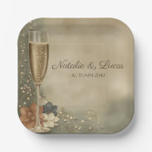 Mariage Champagne Floral Fête de Mariage