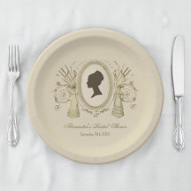 Mariage civil régence Dame Vintage Antique Script