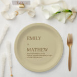 ASSIETTES EN CARTON MARIAGE CLASSIQUE ÉLÉGANT MODERNE PERSONNALISÉ DE<br><div class="desc">MARIAGE AVEC NOM PERSONNALISÉ MONOGRAMME MINIMAL TYPOGRAPHIE NOIR & BLANC SERVIETTES EN PAPIER PERSONNALISÉES NOM MIGNON MARIAGE SOUS-TASSES
MARIAGE CLASSIQUE ÉLÉGANT MODERNE PERSONNALISÉ DE STYLE ASSIETTES EN PAPIER CARRÉES</div>