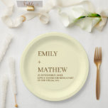 ASSIETTES EN CARTON MARIAGE CLASSIQUE ÉLÉGANT MODERNE PERSONNALISÉ STY<br><div class="desc">SERVIETTES DE MARIAGE TYPOGRAPHIE NOIRE ET BLANCHE MONOGRAMME MINIMAL NOM PERSONNALISÉ COASTERS DE MARIAGE MIGNONS PERSONNALISÉS
ASSIETTES EN PAPIER CARRÉES DE MARIAGE CLASSIQUE ÉLÉGANT PERSONNALISÉ MODERNE STYLÉ</div>