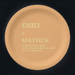 ASSIETTES EN CARTON MARIAGE CLASSIQUE ÉLÉGANT MODERNE PERSONNALISÉ STY<br><div class="desc">SERVIETTES DE MARIAGE TYPOGRAPHIE NOIRE & BLANCHE MONOGRAMME MINIMAL NOM PERSONNALISÉ NOMS MIGNONS SOUS-VERRES DE MARIAGE PERSONNALISÉS
ASSIETTES EN PAPIER CARRÉES DE MARIAGE CLASSIQUE ÉLÉGANT PERSONNALISÉ MODERNE STYLÉ</div>