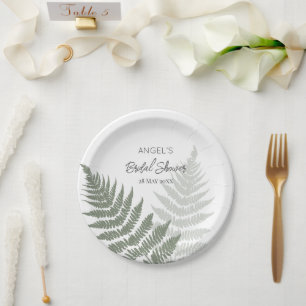 Assiettes En Carton Mariage des Fermes vertes forestières