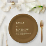 ASSIETTES EN CARTON MARIAGE ÉLÉGANT CLASSIQUE MODERNE PERSONNALISÉ STY<br><div class="desc">SERVIETTES DE MARIAGE TYPOGRAPHIE NOIRE & BLANCHE MONOGRAMME MINIMAL NOM PERSONNALISÉ RONDS DE SERVIETTE MIGNONS PERSONNALISÉS POUR LE MARIAGE
ASSIETTES EN PAPIER CARRÉES DE MARIAGE ÉLÉGANTES CLASSIQUES MODERNES PERSONNALISÉES STYLÉES</div>