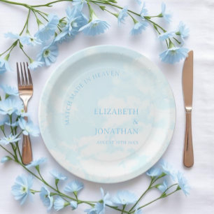 Assiettes En Carton Mariage fait au ciel