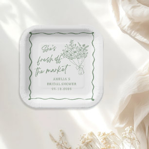 Assiettes En Carton Mariage Fantaisiste Fraîchement sur le Marché