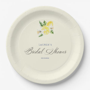 Assiettes En Carton Mariage italien méditerranéen au citron