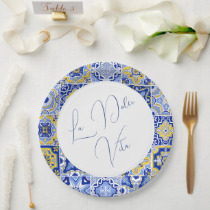 Assiettes En Carton Mariage ivoire minimaliste