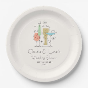 Assiettes En Carton Mariage Mixte Couple Enterrement de Vie de Jeune F
