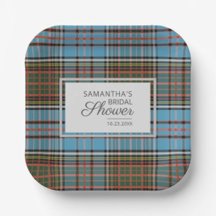Assiettes En Carton Mariage moderne personnalisé avec nom