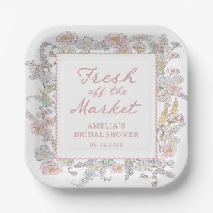 Assiettes En Carton Mariage Whimsique Fraîchement Sorti du Marché