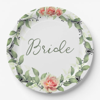 Assiettes En Carton Mariée