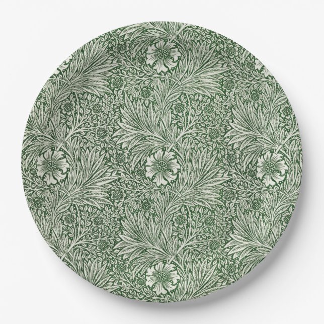 Assiettes En Carton Marigold (par William Morris) (Devant)