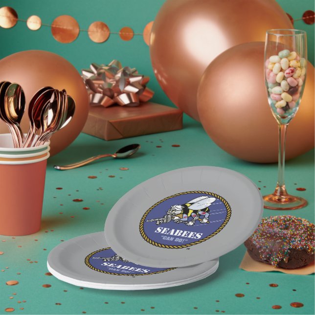 Assiettes En Carton Marine américaine | Photos (Multi)