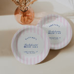 Assiettes En Carton Marine Vintage moderne rétro & Bachelorette rose<br><div class="desc">Ces assiettes allient sans effort charme vintage et modernité. Conçues à la fois pour la pratique et l'esthétique,  ces assiettes ajoutent un élément ludique et dynamique à votre fête de bachelorette. Parfait pour servir des snacks ou des desserts,  ils apportent une touche intemporelle à votre célébration.</div>