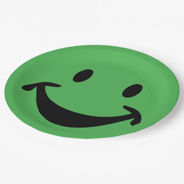 Assiettes En Carton Marrant visage + ton dos. & idées (Angle)