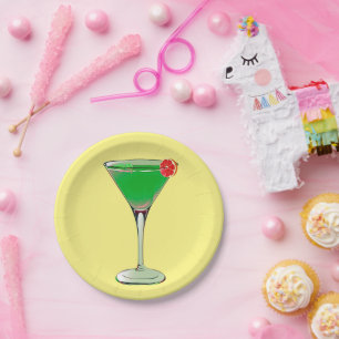 Assiettes En Carton Martini