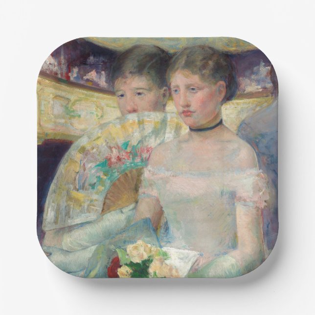 Assiettes En Carton Mary Cassatt - Le Loge (Recto)