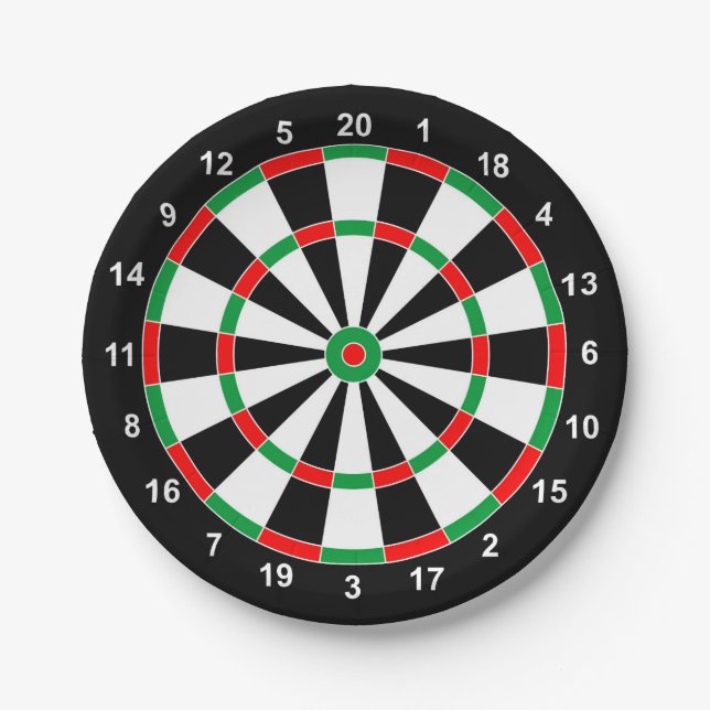 Assiettes En Carton Master Darts Board Basique Round Target Classic je (Devant)