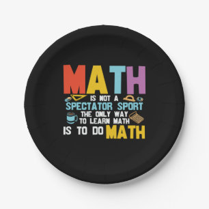 Assiettes En Carton Math Enseignant Math Math N'Est Pas Un Spectateur