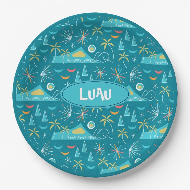 Assiettes En Carton MCM Diamond Head Fireworks Party (Devant)