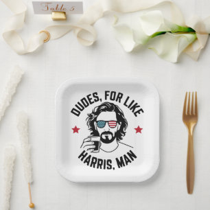 Assiettes En Carton Mecs pour genre Harris mec Les mecs blancs pour Ha
