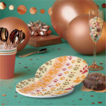 Assiettes En Carton Meilleur chien Empreinte de patte Animaux Motif<br><div class="desc">La motif en patte colorée est moderne et raffinée. Parfait pour tous les décors de maison,  papiers peints,  papiers d'emballage,  tissus,  accessoires et fournitures pour animaux de compagnie. offrez un cadeau à vos amoureux!</div>