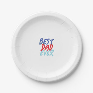 Assiettes En Carton Meilleur papa jamais minimaliste Cool professionne