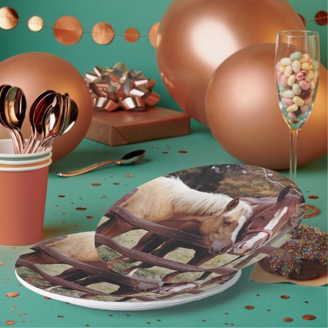 Assiettes En Carton Meilleures amies (Multi)