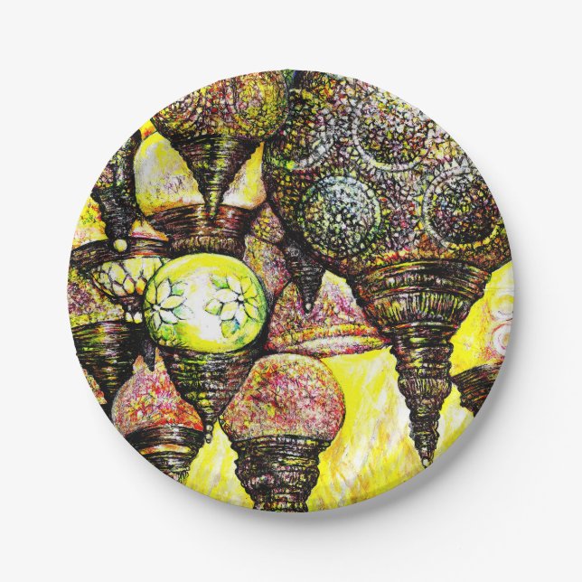 Assiettes En Carton Même plus grande idée de couleur (Devant)