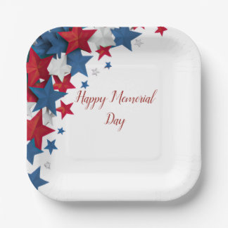 Assiettes En Carton Memorial Day