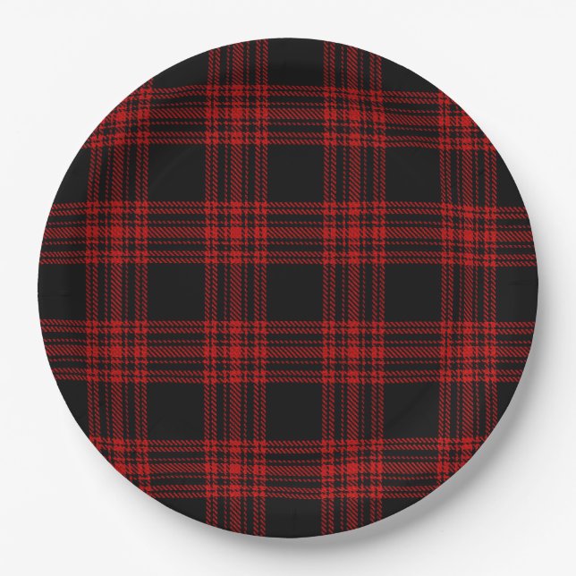 Assiettes En Carton Menzies Hunting Tartan  (Devant)
