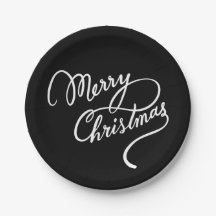 MERRY CHRISTMAS À LA MAIN | PLAQUE DE FÊTE